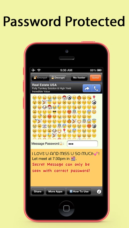 HideMessage Pro - send private messages encrypted into emoticons