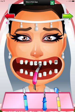A Celebrity Wedding Day Dentist Game HD- A fun and fashionable dentist / doctors game for little boys and girls. screenshot 4