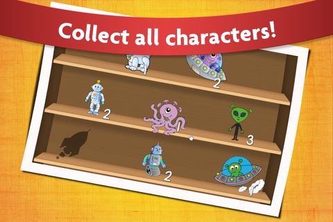 Space, Aliens and Robots Memory Game for Kids screenshot 4