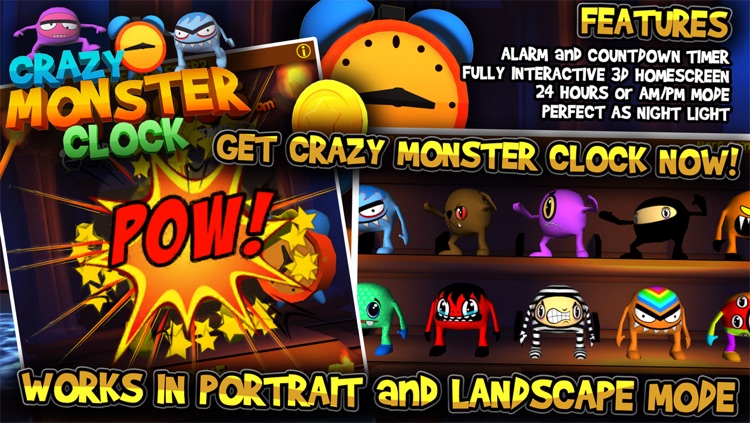 Crazy Monster Clock screenshot-4