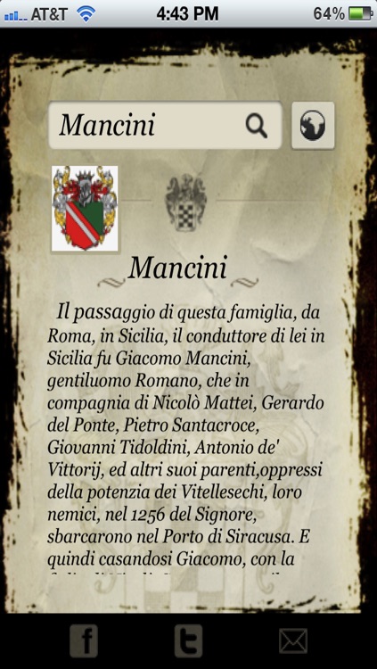 Family Tree History and Genealogy Coat of Arms of Last Names records DB Full Version HD