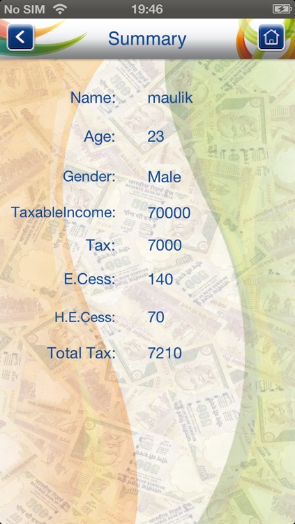 Indian Tax Calculator screenshot-3