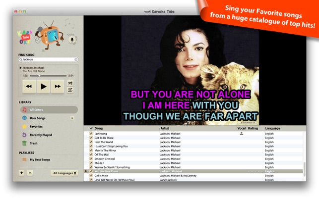 Karaoke tube mac free download windows 7