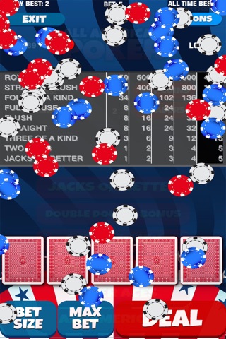 All-American Video Poker: 4th of July Party Game Edition - FREE screenshot 3