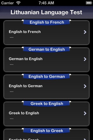 Grand Language Tests screenshot 2