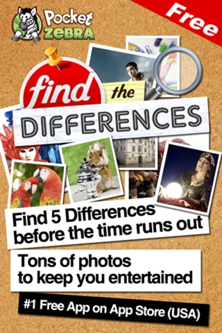 Free Find the Differences - Family Packed Puzzle Arcade & Kids Game - For iPhone screenshot 2