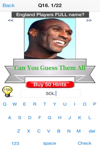 Guess The Elite Football Star Quiz - UK Soccer Players Edition Game - Free App screenshot 3