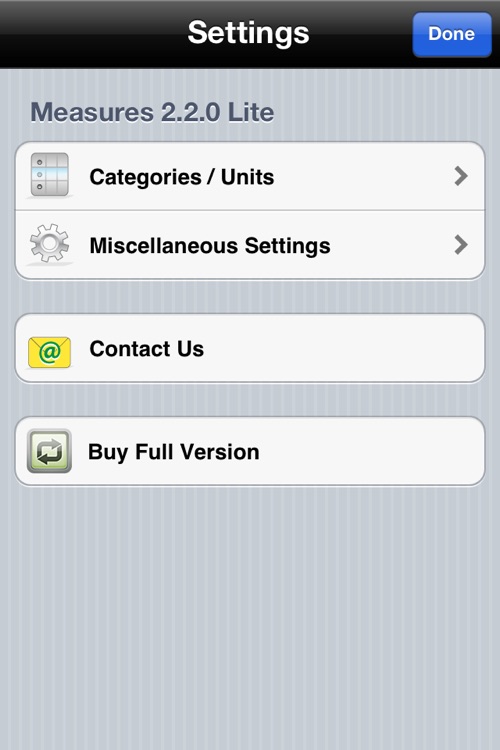 Measures Lite - Unit Converter