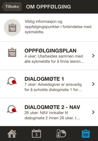 NAV Sykefravær screenshot 3