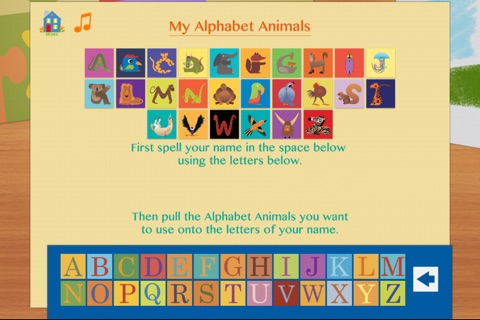 Alphabet Animals: a slide-and-peek adventure, is an enchanting picture app. Kids will learn about animals, alphabets and their shapes; by Suse MacDonald (by Auryn Apps) screenshot 3