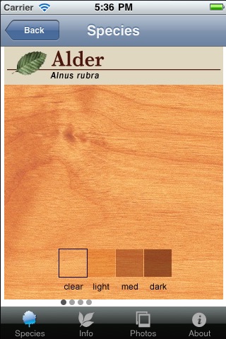 American Hardwood Species Guide screenshot 3