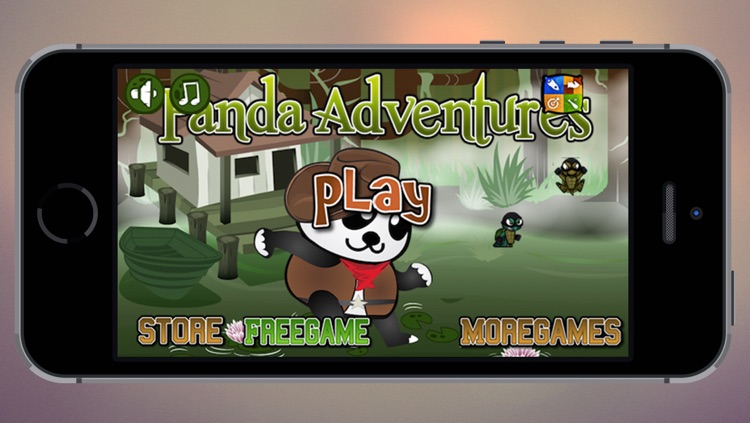 Panda Adventures - Run across the forrest - Free Kid Game screenshot-4