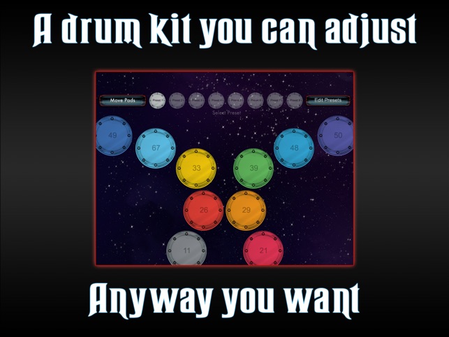 Movable Drum Pads - with Heavy Bass and Dubstep(圖1)-速報App