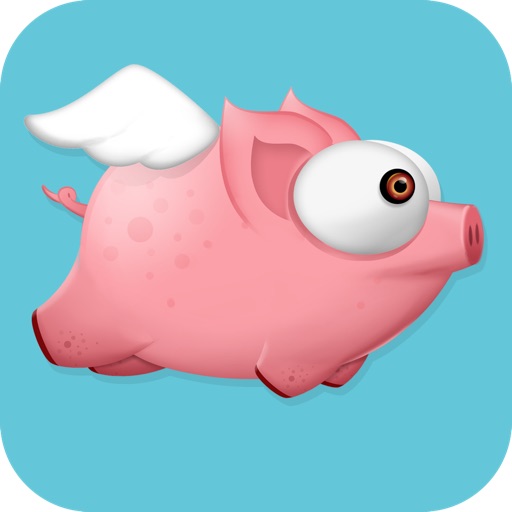 Flappy Pink - Adventure of a Flappy Bird Pig iOS App