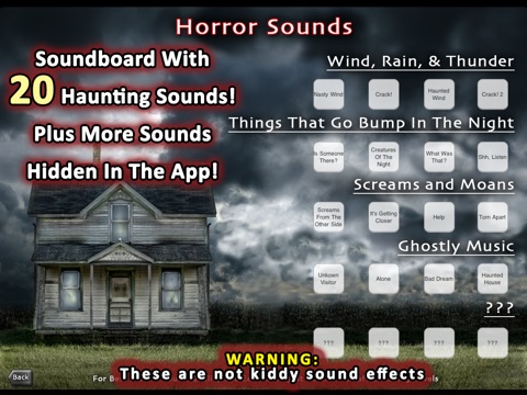 200+ Horror Stories Sounds And Scares for iPad screenshot 4
