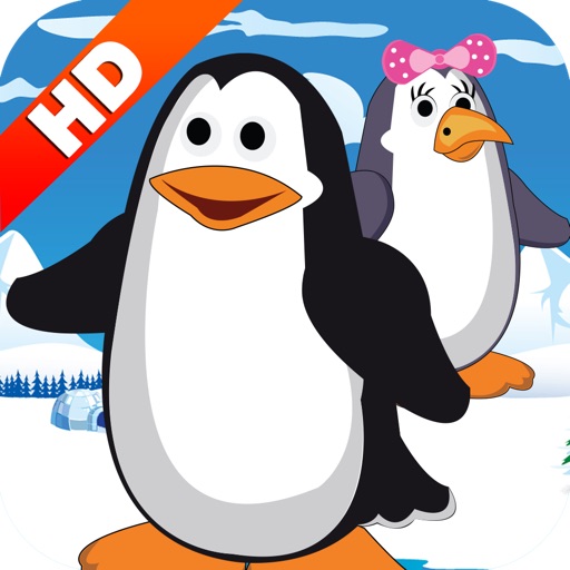Penguins Jumping Fun : Ice Madness with Colourful Umbrellas & Jetpacks - FREE Icon