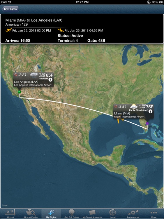 Miami Airport + Flight Tracker HD MIA FLL PBI