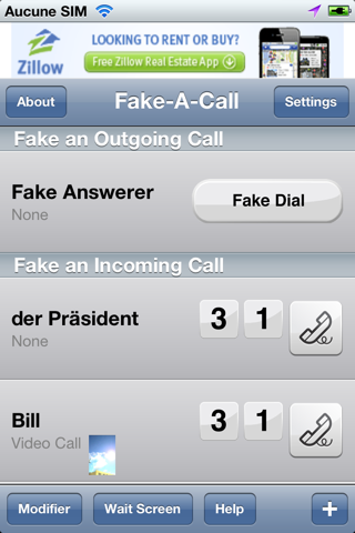 Fake-A-Call Free ™ screenshot 4
