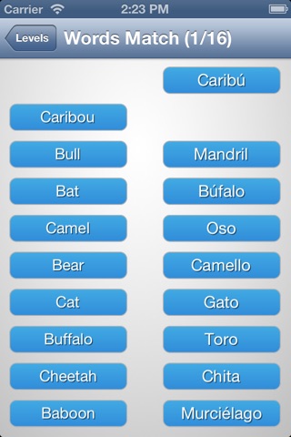 Spanish Match Game screenshot 3