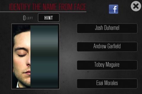 FaceQuiz Game - Identify the celebrities screenshot 3