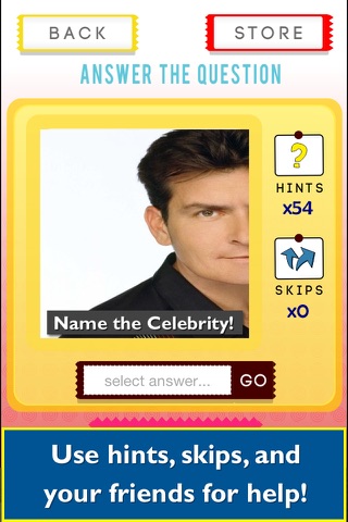 Celebrity Trivia Challenge - a pop culture & celeb icon quiz game! screenshot 2