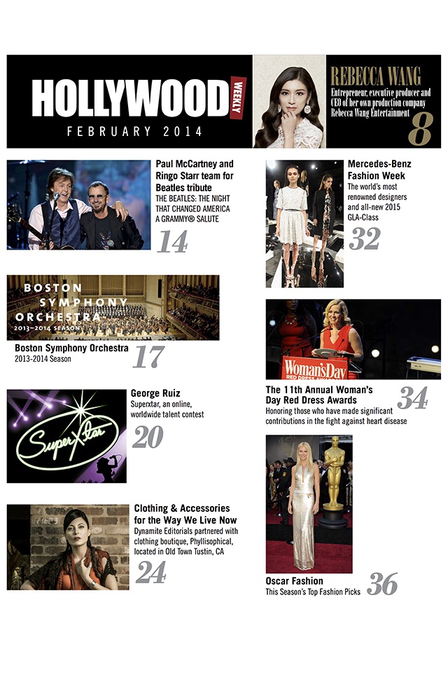 Hollywood Weekly mag screenshot 2