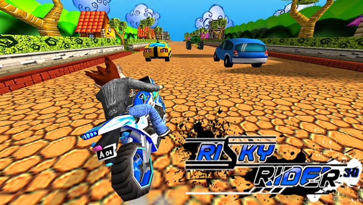 Risky Rider 3D (Motor Bike Racing Game / Games) screenshot-4