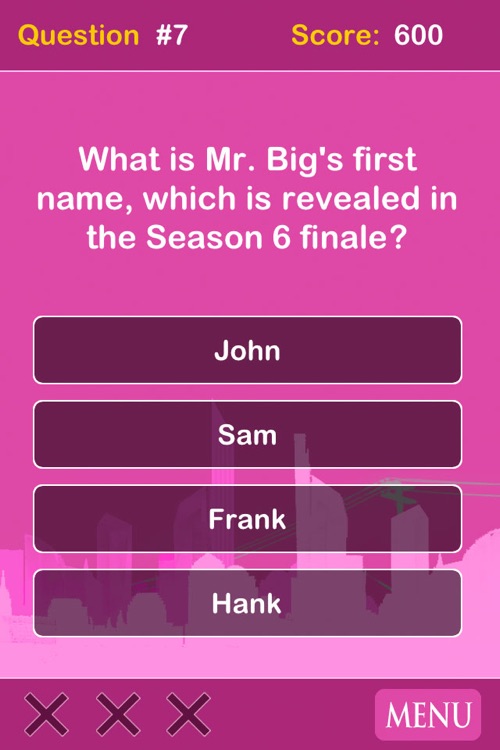 Sex and the City - Tidbit Trivia