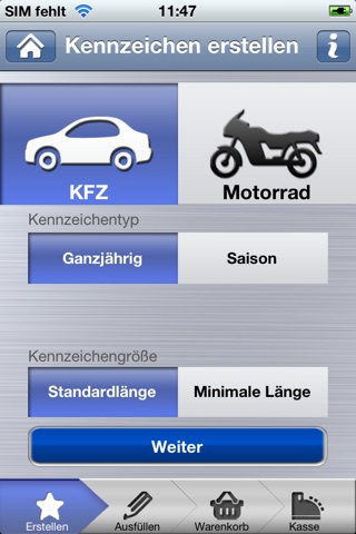 Gutschild Wunschkennzeichen screenshot 3