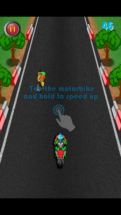 Moto Race Bike - Race with Motorcycle Rider Speeding Through Highway