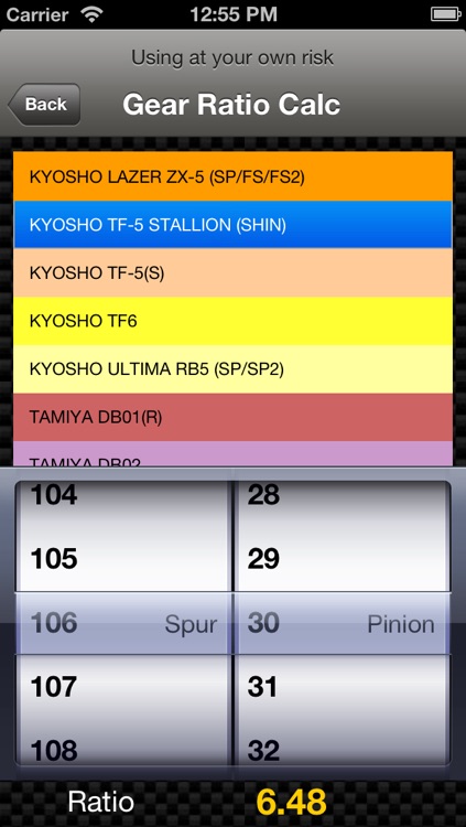 RC Gear Ratio Picker screenshot-3