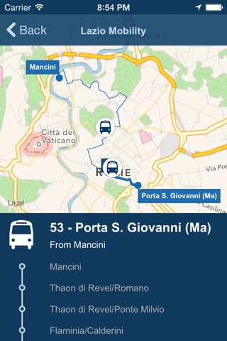 Lazio Mobility screenshot 2