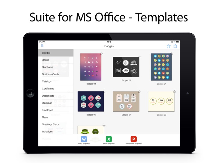 Suite for MS Office - Templates