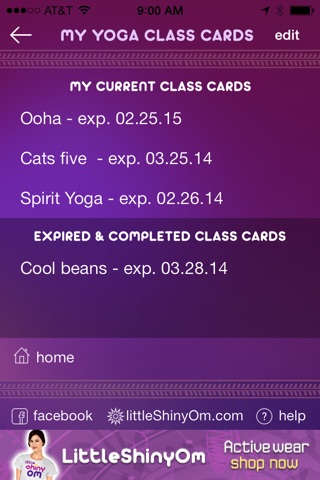 My Yoga Class Cards screenshot 4