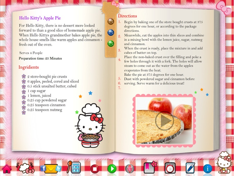 Hello Kitty Interactive Cookbook
