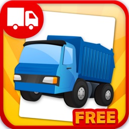 Trucks Flashcards Free  - Things That Go Preschool and Kindergarten Educational Sight Words and Sounds Adventure Game for Toddler Boys and Girls Kids Explorers