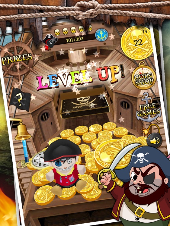 Kingdom Coins HD Pirate Booty Edition -  Dozer of Coins Arcade Game