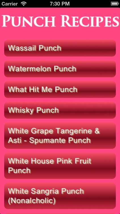 Punch Recipes