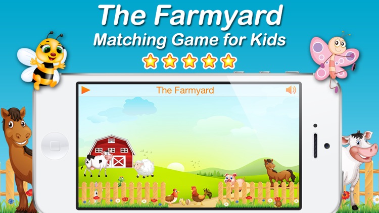 The Farmyard - Matching Game for Kids