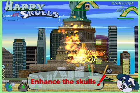 Happy Skulls - Free Version screenshot 3