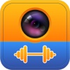 Gym Fitness Photo Booth: Add Objects and Text to Workout , Weight Loss and Diet Pictures