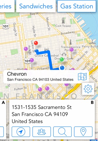 Betwixt – Local search for meeting in the middle screenshot 4