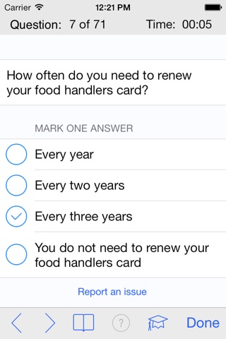 Food Handlers Test screenshot 3