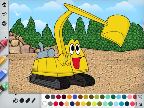 Coloring Book: Cars and Trucks for Kids with Fun Diggers, Tractors and Construction Vehicles for Free screenshot 4