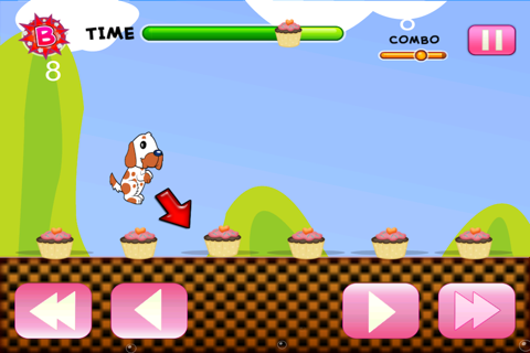 Dog Cake Bouncing Mania - Puppy Bounce Cupcake Jump Free screenshot 3