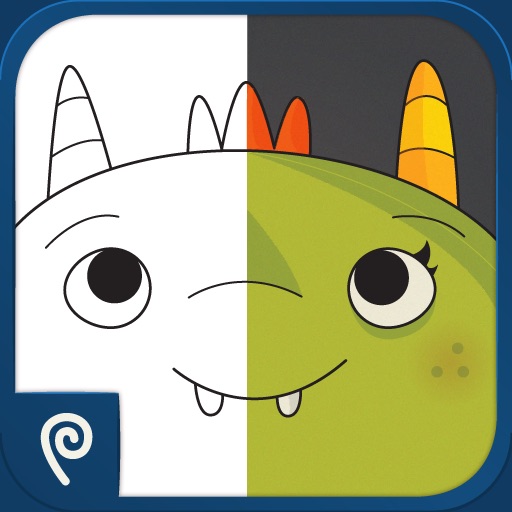 Monster Coloring Book Lite iOS App