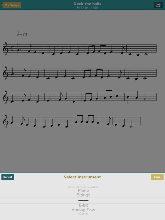 ScoreCloud Express HD screenshot-4