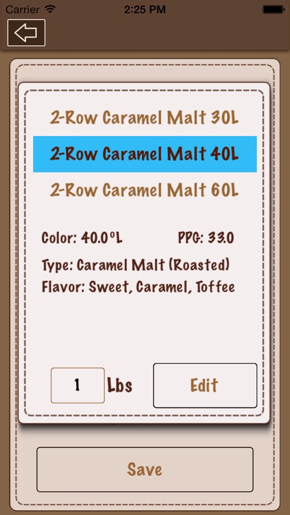 Beer Recipe Calculator