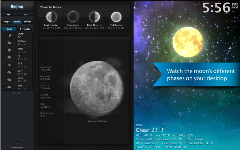 Clear Day Lite - (Formerly Weather HD Free) скриншот программы 4