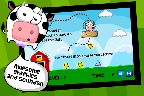 Cow Balloon screenshot 2